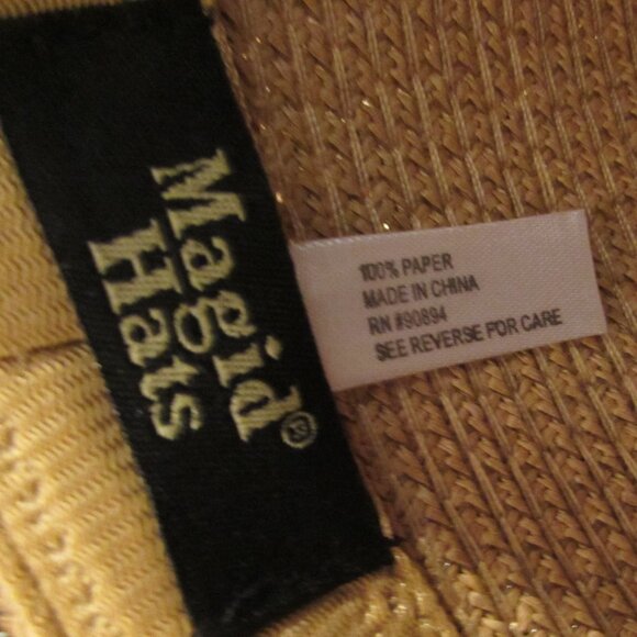 Magid Hats Paper Sun Bucket Hat Wide Brim Flattened Back - Picture 2 of 13